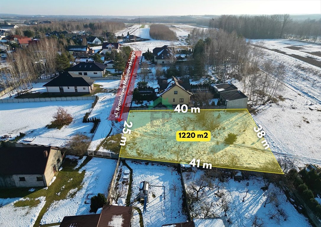 Działka budowlana na sprzedaż Kamyk  1 220m2 Foto 3