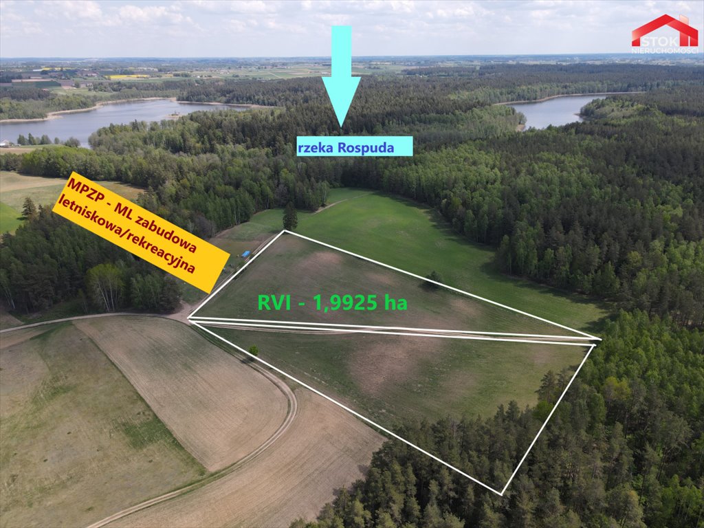 Zapraszam do zakupu działki 2 ha nad Rospudą z potencjałem turystycznym Nieszki  19 925m2 Foto 1