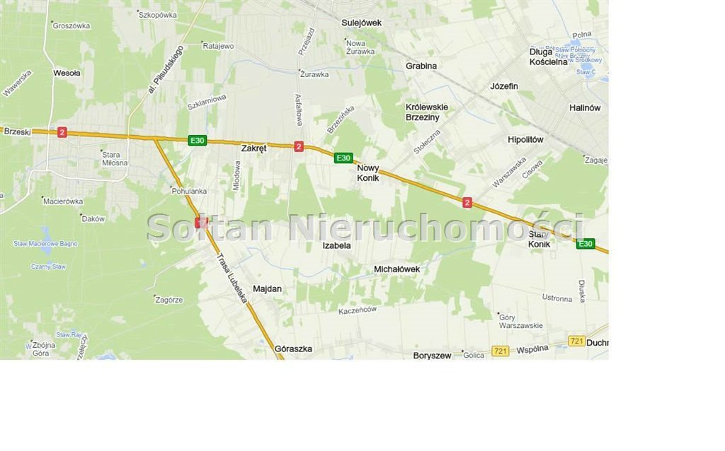 Działka inwestycyjna 4000 m² pod handel lub stację paliw Zakręt  4 000m2 Foto 1