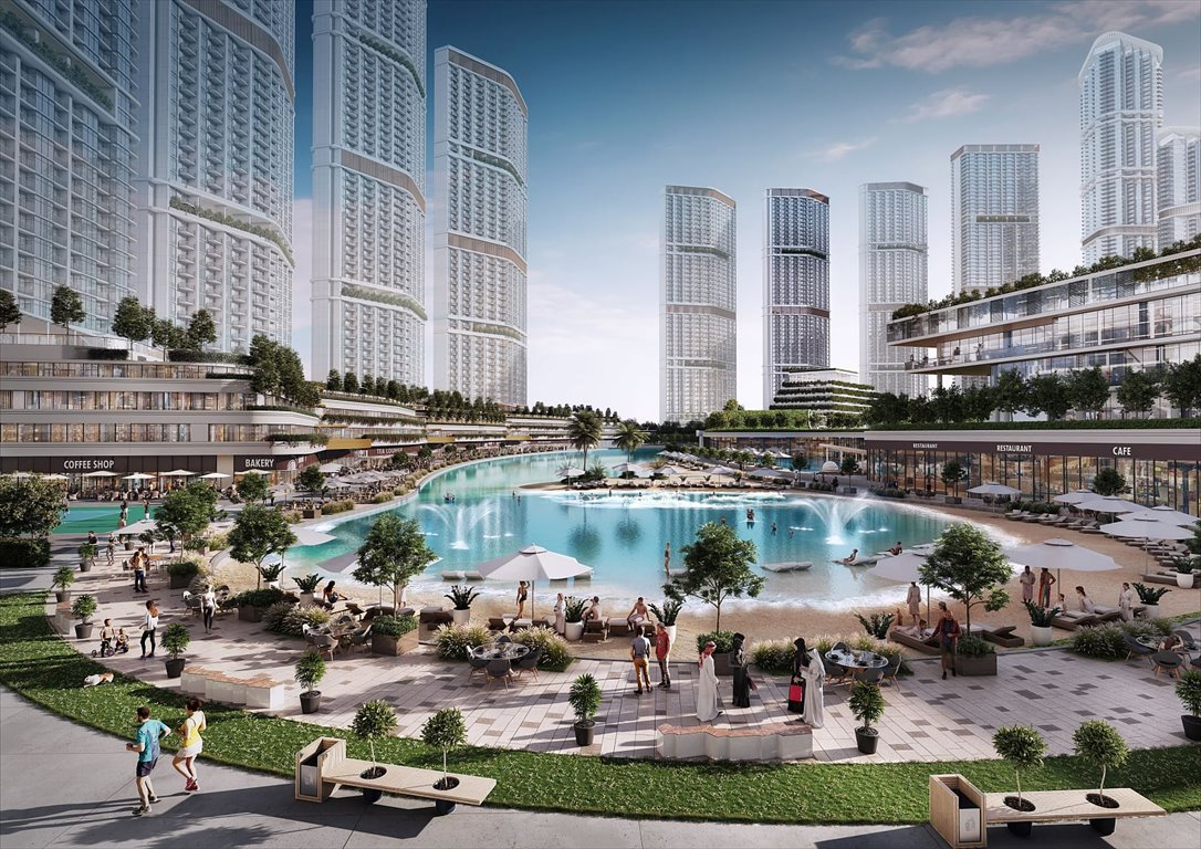 Luksusowy apartament 2 pok. z widokiem na wodę w Dubai Zjednoczone Emiraty Arabskie, Meydan, Meydan, Meydan, Dubaj  84m2 Foto 1