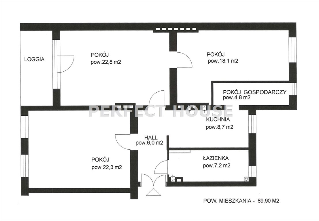 Mieszkanie trzypokojowe na sprzedaż Poznań, Centrum  90m2 Foto 19