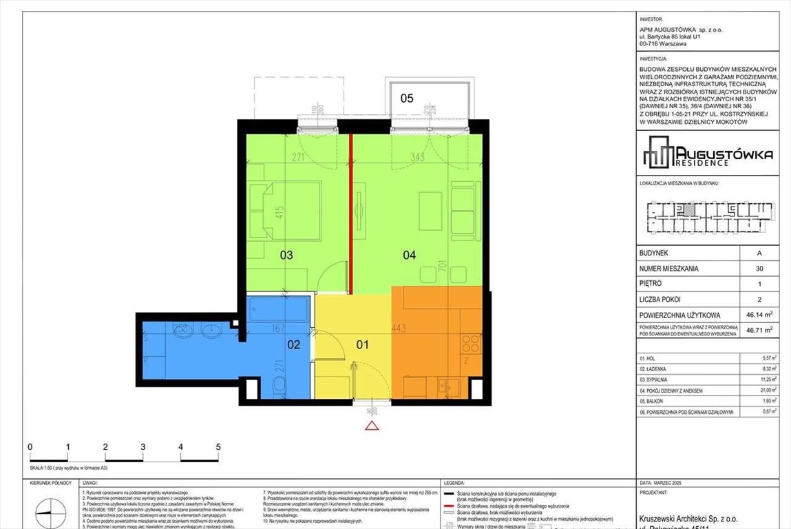 Przestronne 3-pokojowe mieszkanie na Mokotowie zapraszam Warszawa, Mokotów, Służew, Kostrzyńska 8  46m2 Foto 1