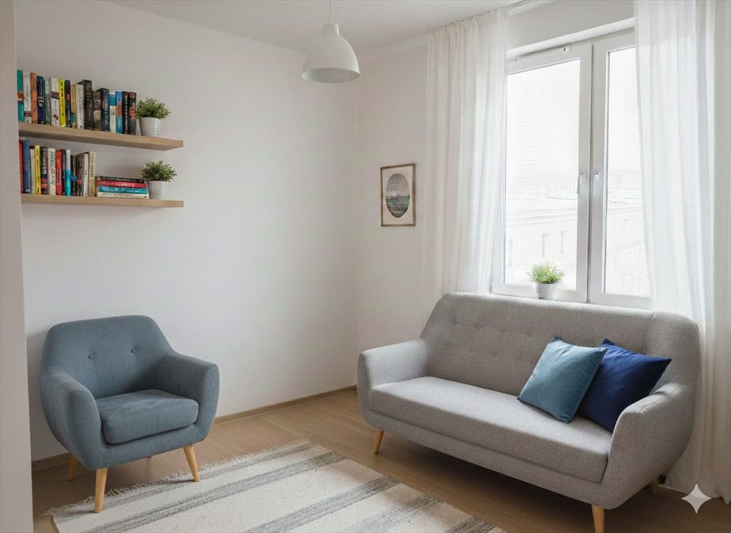 Atrakcyjne 14m2 na Mokotowie z dużym oknem i wysokim sufitem Warszawa, Mokotów, Antoniego Józefa Madalińskiego  14m2 Foto 1