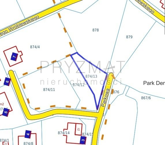 Działka rekreacyjna - imprezy przy Parku Miejskim Mińsk Mazowiecki Mińsk Mazowiecki, Parkowa  327m2 Foto 1