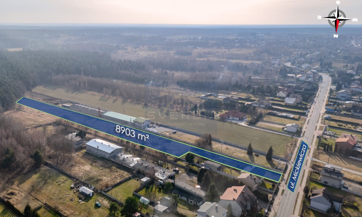 Działka przemysłowo-handlowa na sprzedaż Wręczyca Wielka, Adama Mickiewicza  8 903m2 Foto 2