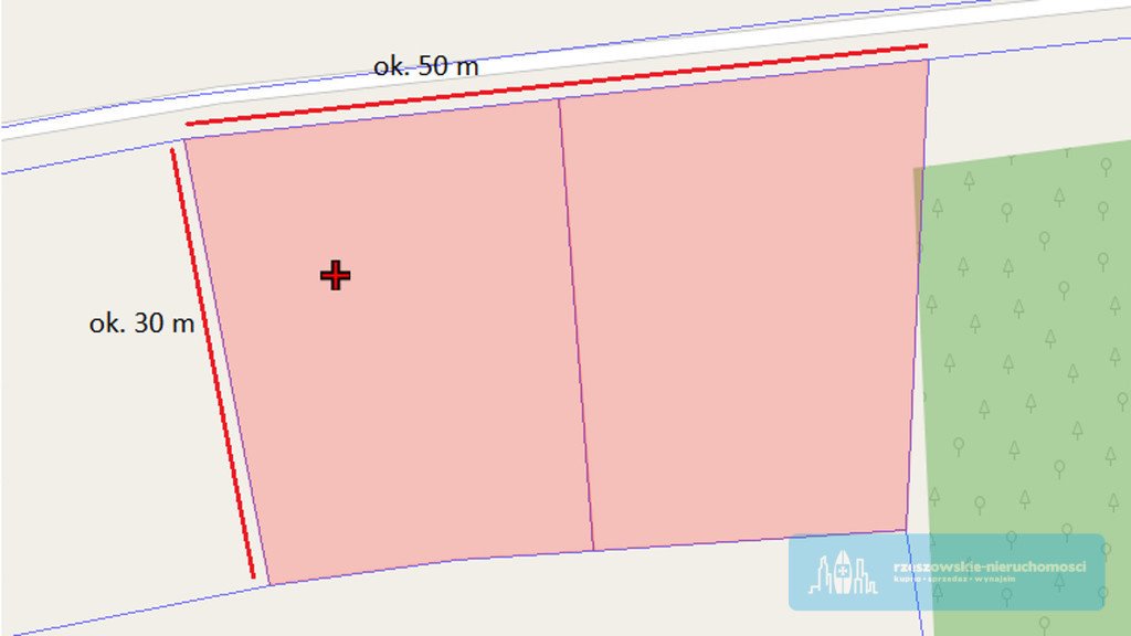 Działka budowlana na sprzedaż Hermanowa  1 332m2 Foto 3