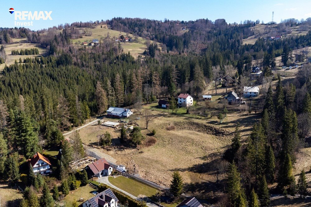 Polecam działki z widokiem na Rachowiec i Beskidy, idealne pod dom Kiczora, 0  4 087m2 Foto 1