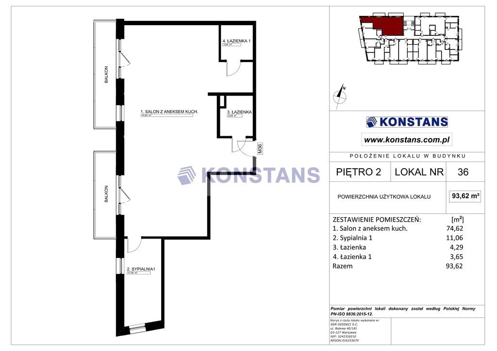 Mieszkanie dwupokojowe na sprzedaż Gliniak, Stankowizna  94m2 Foto 1