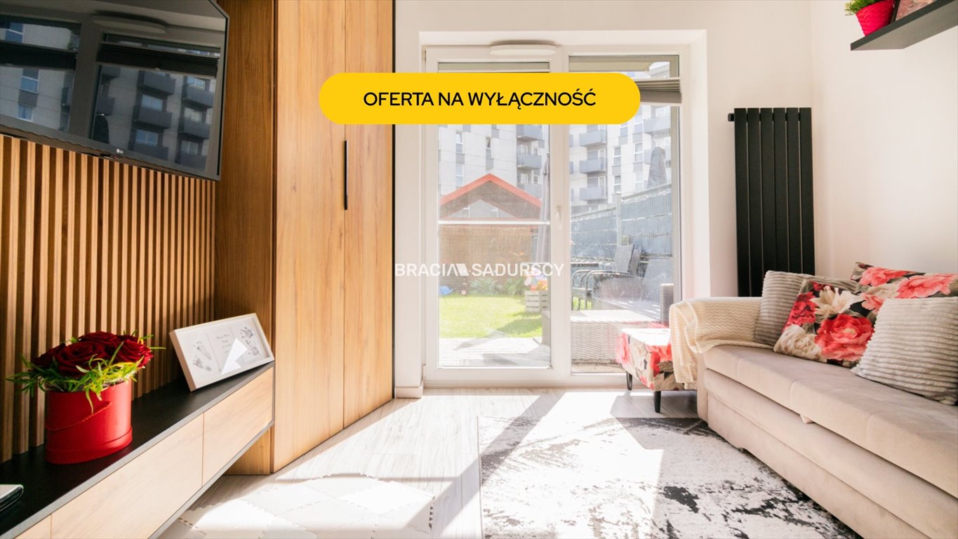 Nowoczesne 2-pokojowe z ogrodem, bezpieczeństwo i komfort zapraszam Kraków, Bieńczyce, Bieńczycka  41m2 Foto 1