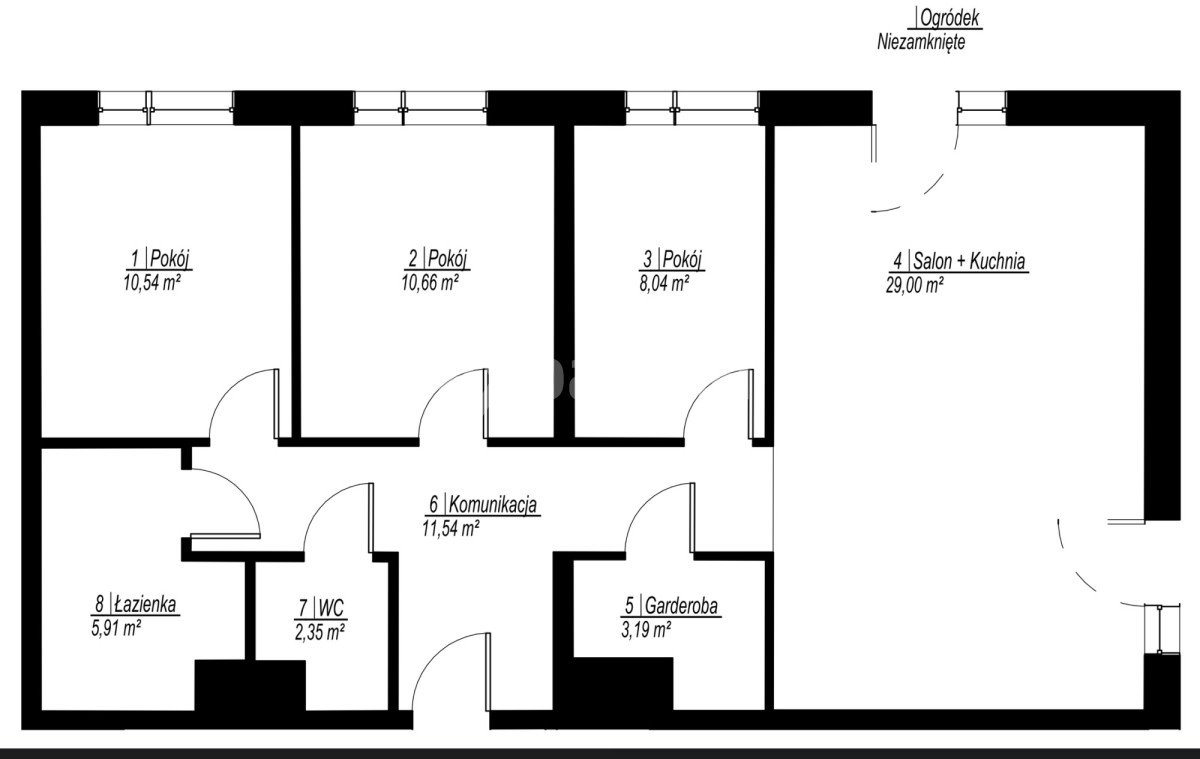 Mieszkanie czteropokojowe  na sprzedaż Poznań, Podolany, Jasielska  82m2 Foto 4