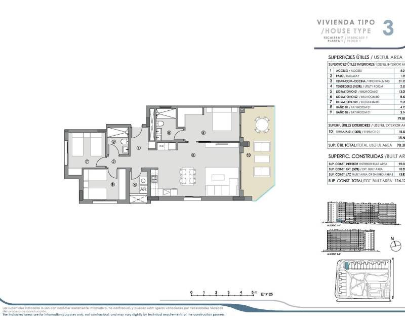 Mieszkanie trzypokojowe na sprzedaż Hiszpania, Torrevieja, Hiszpania, Punta Prima  92m2 Foto 13