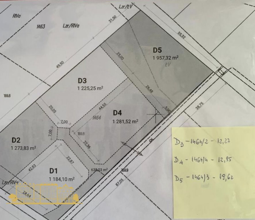 Działka budowlana na sprzedaż Podleszany  1 227m2 Foto 3