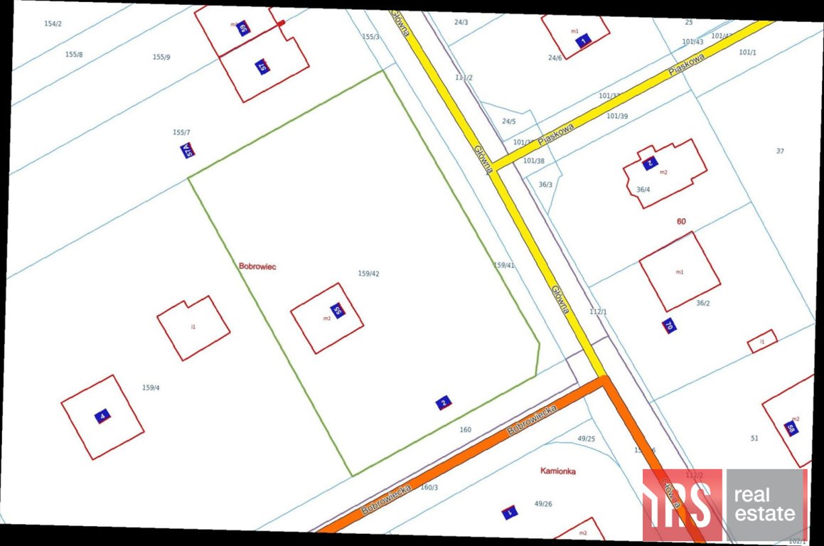 Działka budowlana na sprzedaż Bobrowiec, Główna  2 072m2 Foto 12