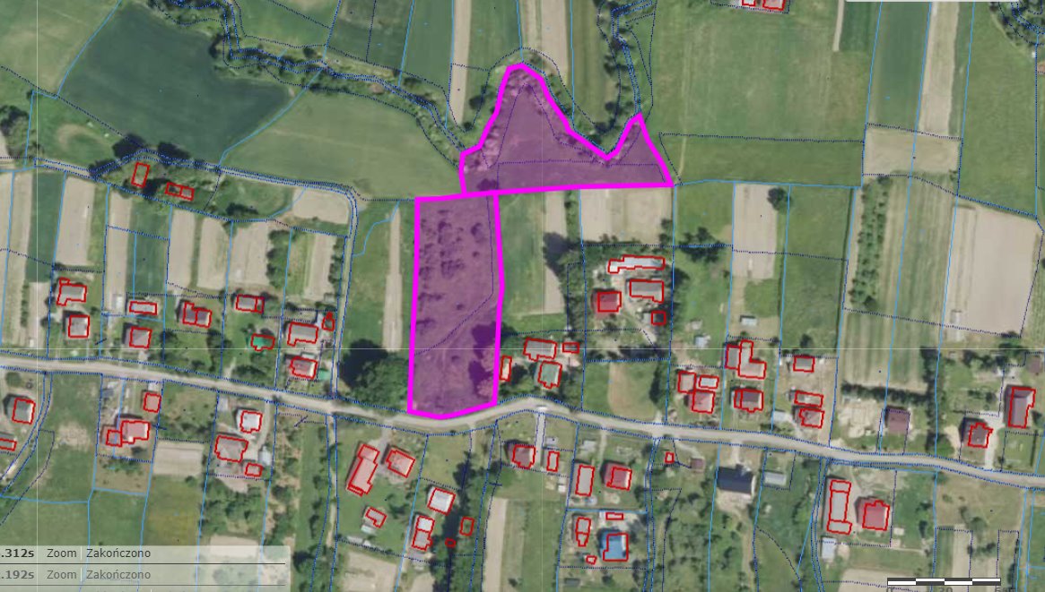 Działka budowlana 9 200 m2 z pozwoleniem na staw Januszkowice  9 200m2 Foto 1