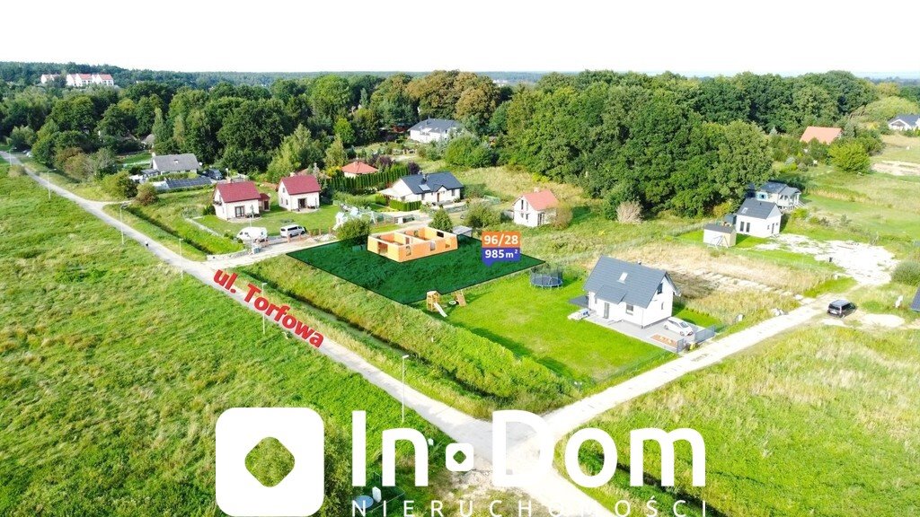Działka budowlana na sprzedaż Dębina  985m2 Foto 1