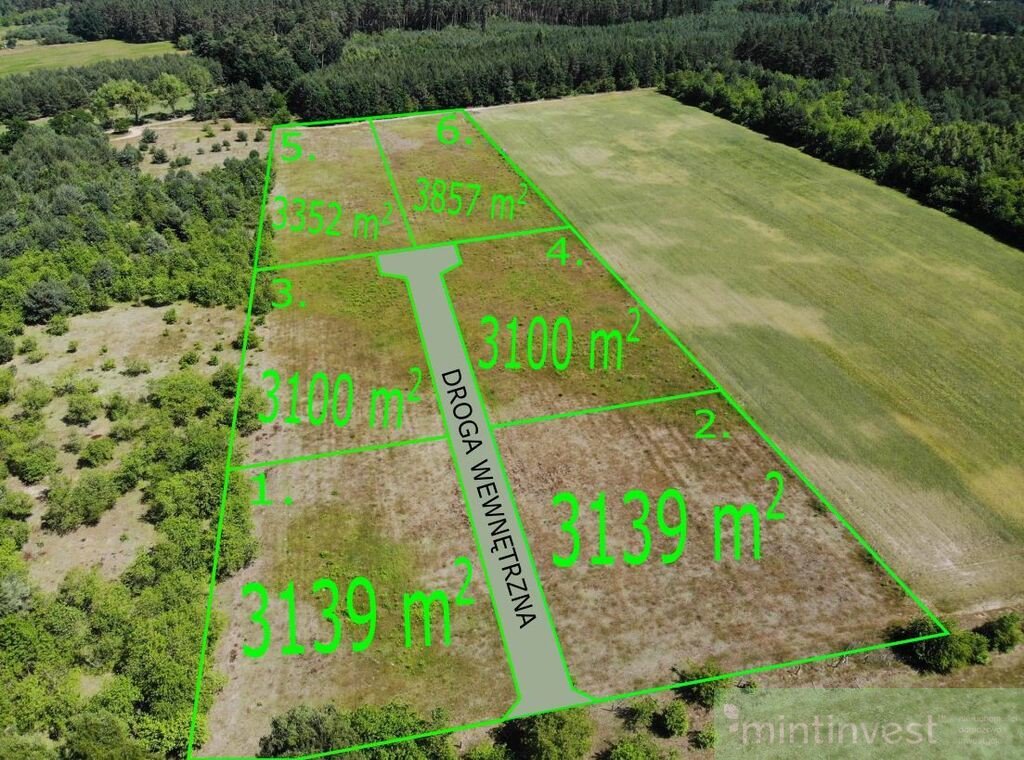 Polecam działkę 3139 m² w Żarnowie z warunkami zabudowy Żarnowo  3 139m2 Foto 1