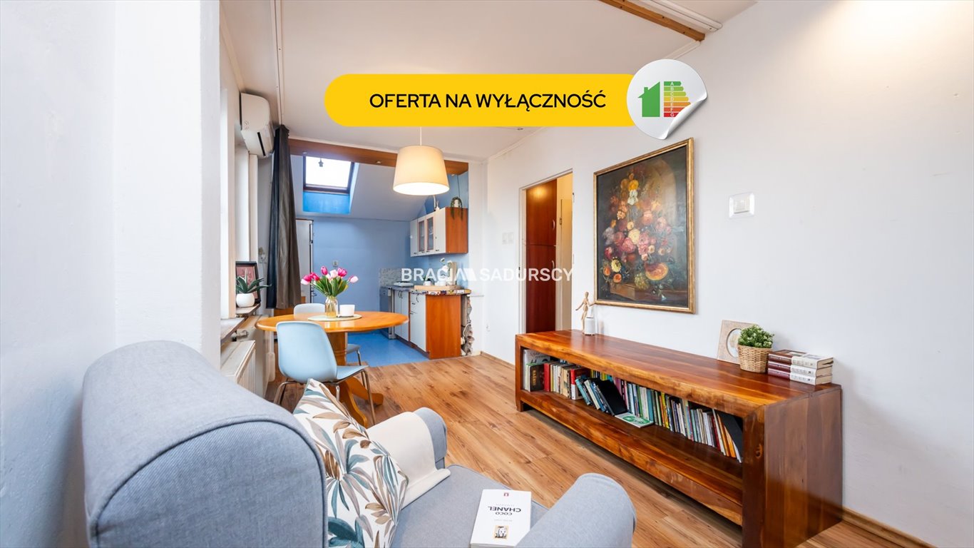 Przestronne 1 pokój z widokiem na Kraków, piwnica, klimatyzacja Kraków, Prądnik Czerwony, Sabały  27m2 Foto 1