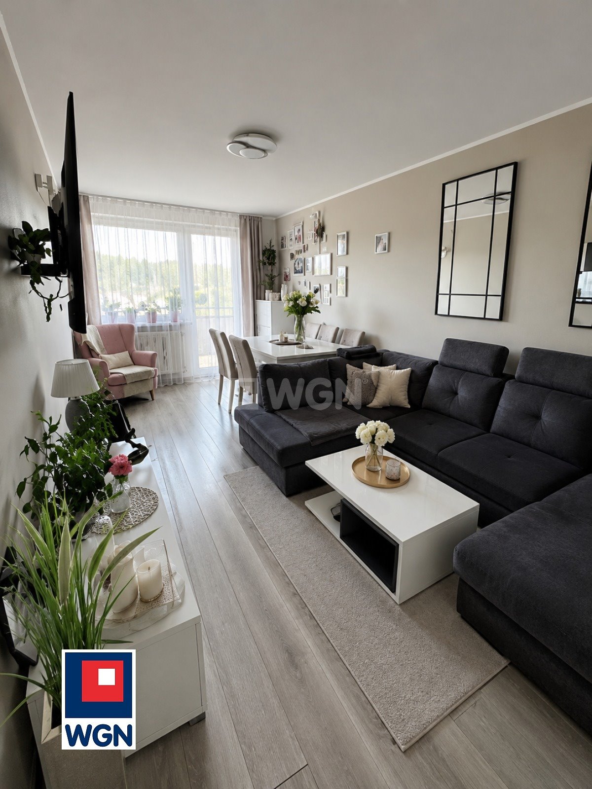 Komfortowe 2 pokoje z balkonem i widokiem na panoramę Wejherowo, Nanice, Osiedle Kaszubskie  47m2 Foto 1
