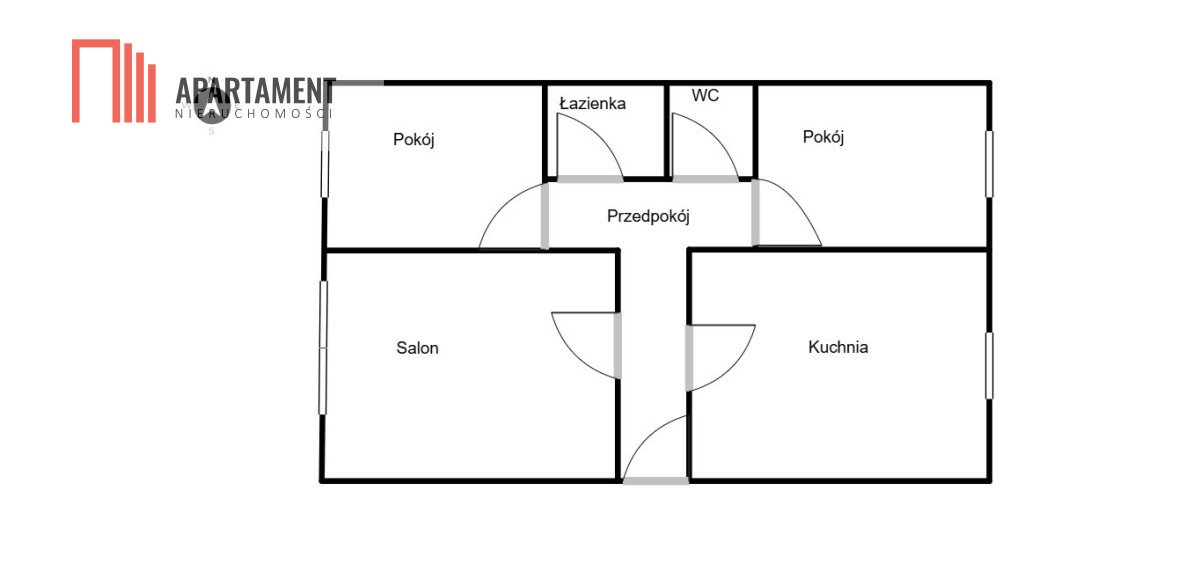 Mieszkanie trzypokojowe na sprzedaż Nakło nad Notecią  58m2 Foto 10