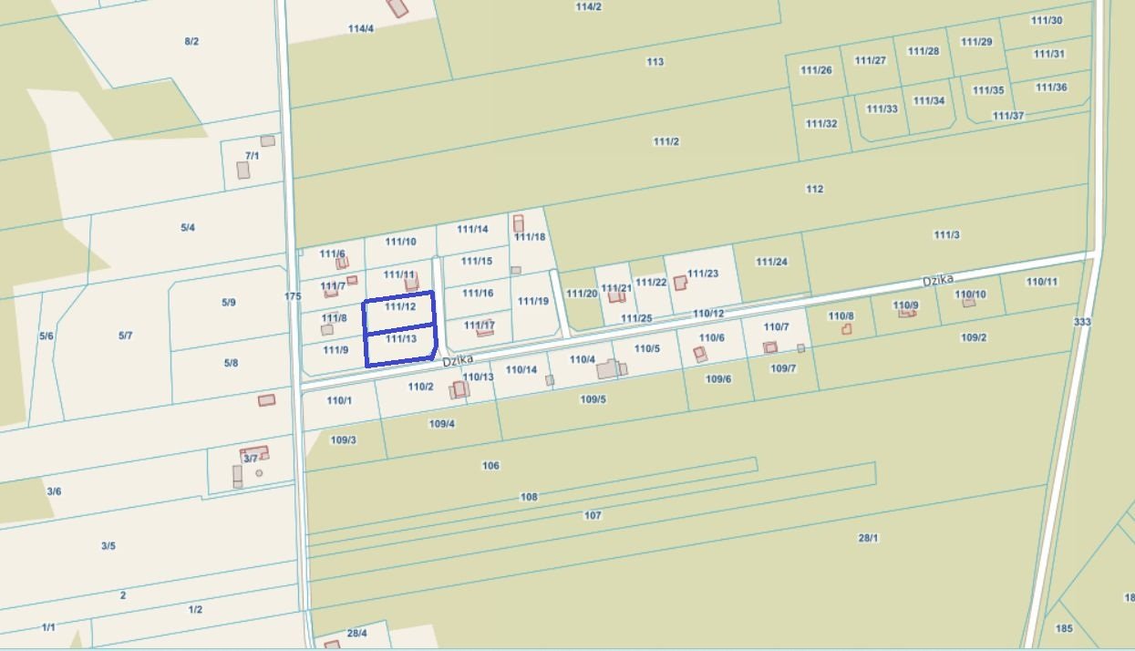 Działka budowlana na sprzedaż Wodzierady, Jesionna, Dzika  1 006m2 Foto 1