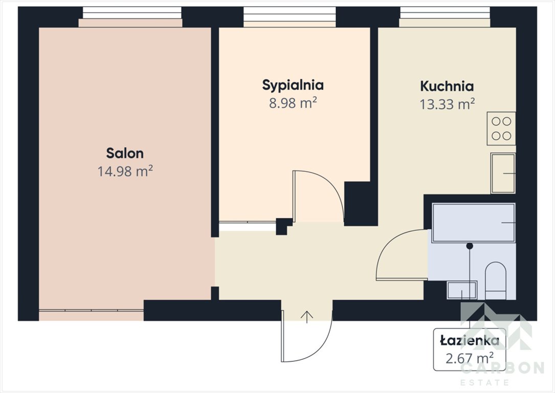 Mieszkanie dwupokojowe na sprzedaż Katowice, Koszutka, Kazimiery Iłłakowiczówny  39m2 Foto 18