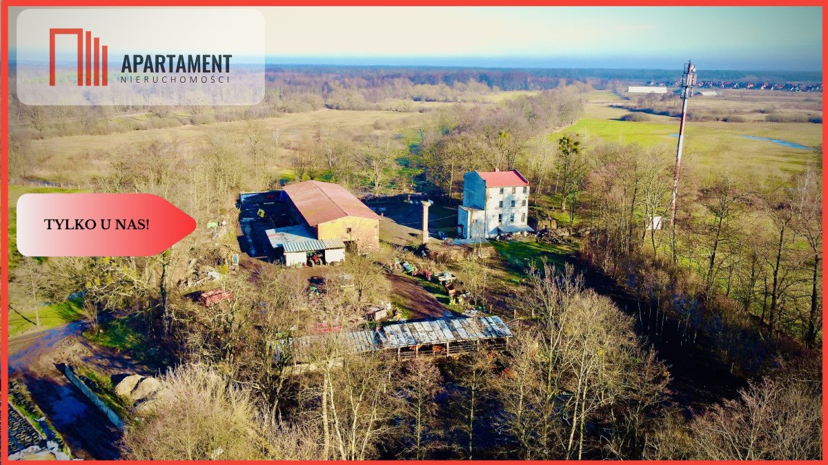Unikatowy dom z młynem i 4,58 ha gruntów w Chrząstawie Chrząstawa Wielka  450m2 Foto 1