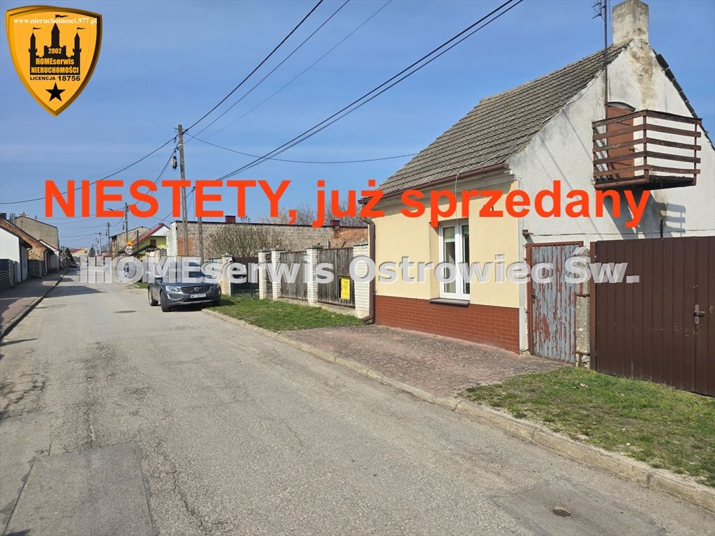 Dom do remontu z działką 208 m² w centrum Ćmielowa Ćmielów  40m2 Foto 1