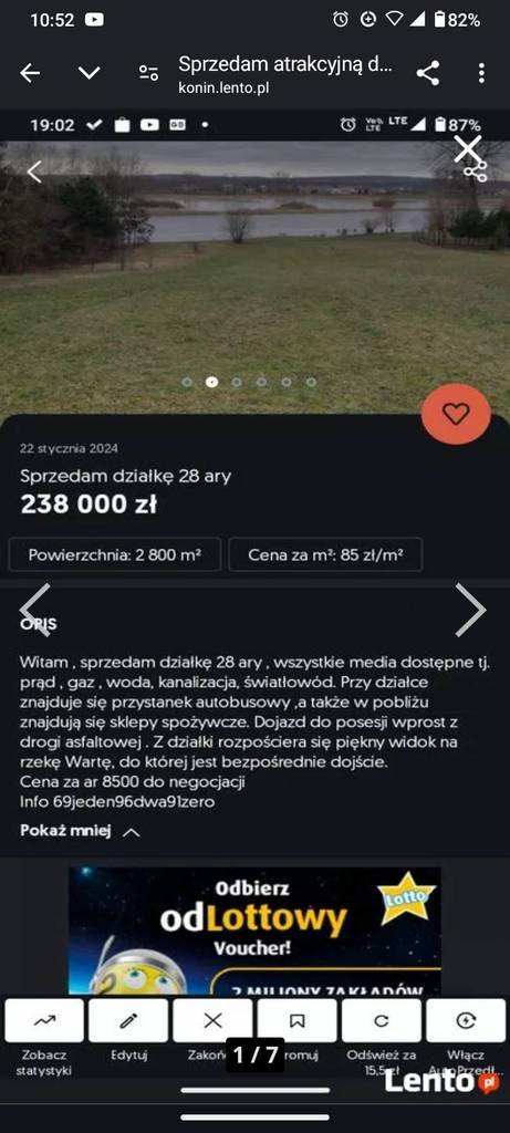 Działka budowlana na sprzedaż Konin, Grójecka  2 800m2 Foto 7