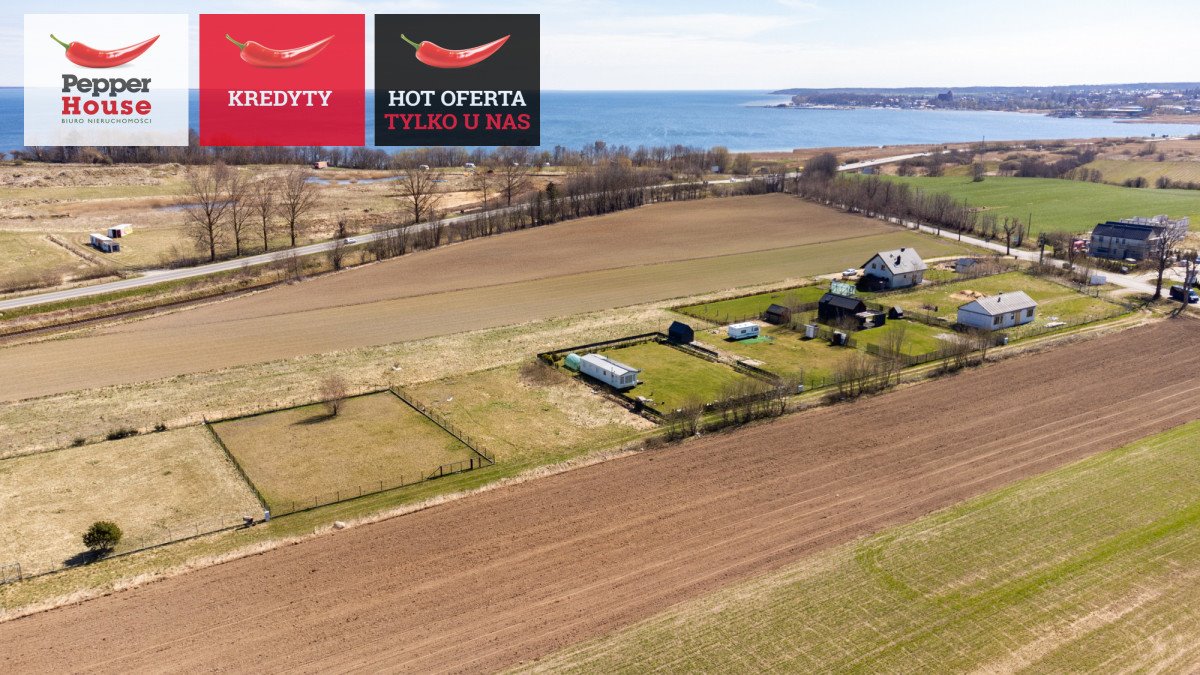 Działka 1056 m² z warunkami zabudowy, blisko morza Gnieżdżewo, Rolnicza  1 056m2 Foto 1