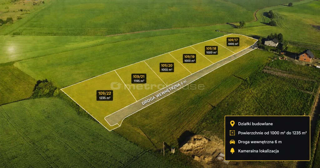 Działka 1000 m² w Zalesicach Kolonii – spokój i infrastruktura Zalesice-Kolonia  1 000m2 Foto 1