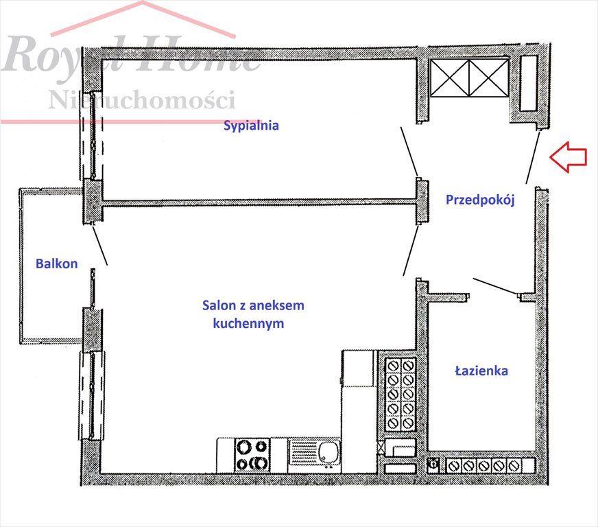 Mieszkanie dwupokojowe na sprzedaż Wrocław, Krzyki, Krzyki, Babiego Lata  47m2 Foto 13