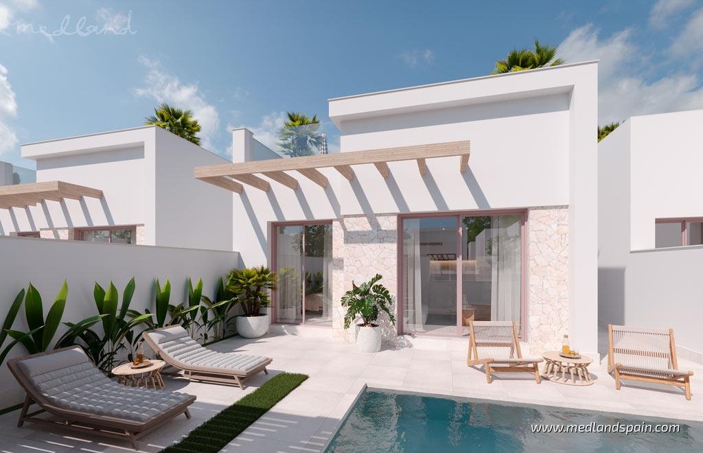 Stylowa villa z basenem i ogrodem w Torre-Pacheco Hiszpania, Torre-Pacheco  74m2 Foto 1