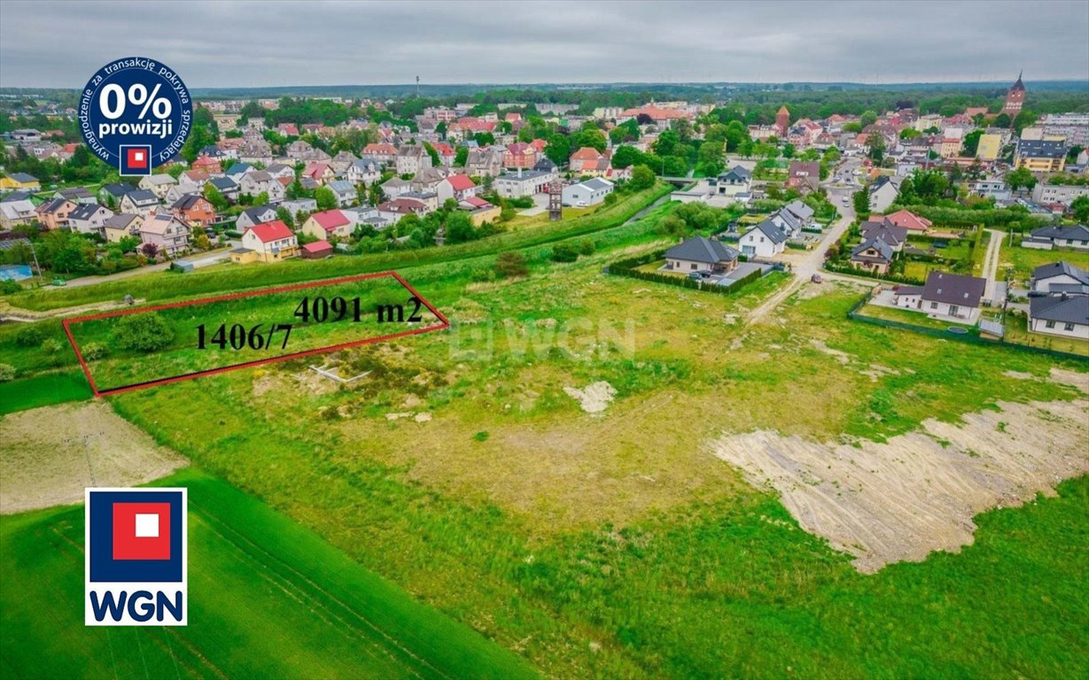 Działka rekreacyjna 4091 m2 z dostępem do rzeki w Sławnie Sławno, Mickiewicza  4 091m2 Foto 1