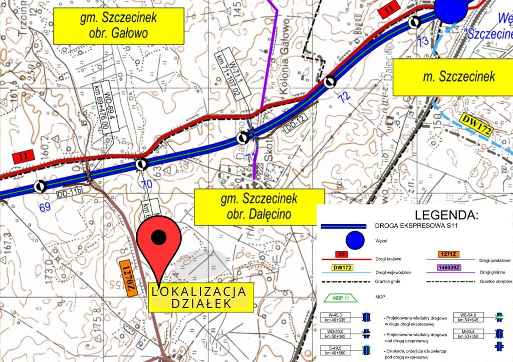 Działka inwestycyjna na sprzedaż Szczecinek  1 588m2 Foto 1