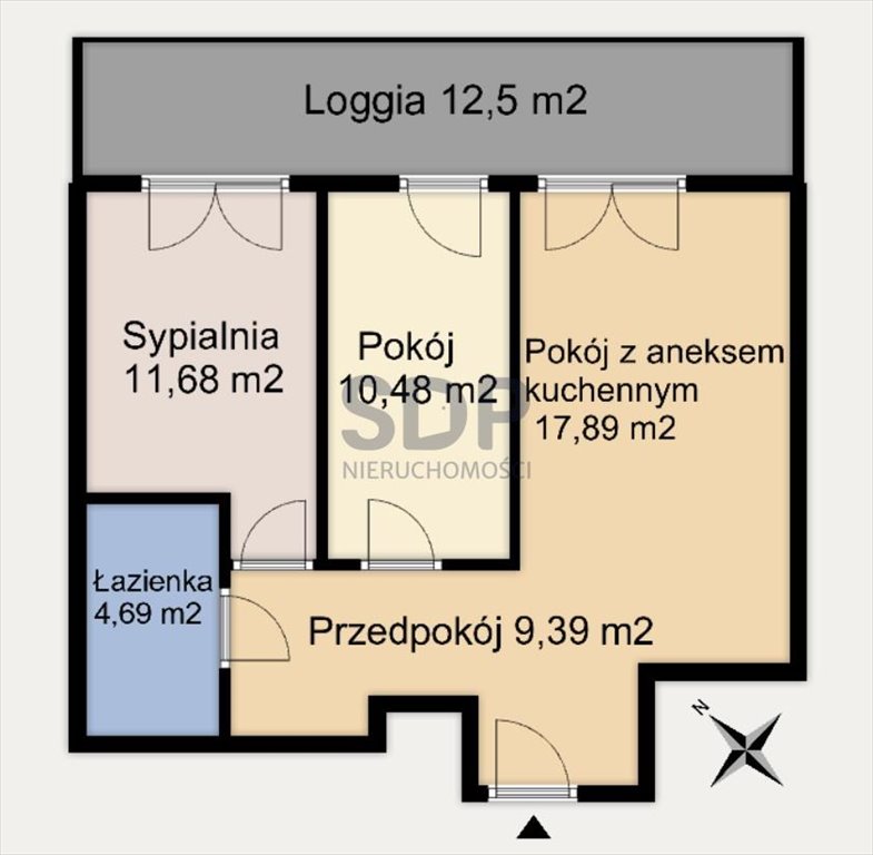 Mieszkanie trzypokojowe na sprzedaż Wrocław, Stare Miasto, Szczepin, Długa  54m2 Foto 3