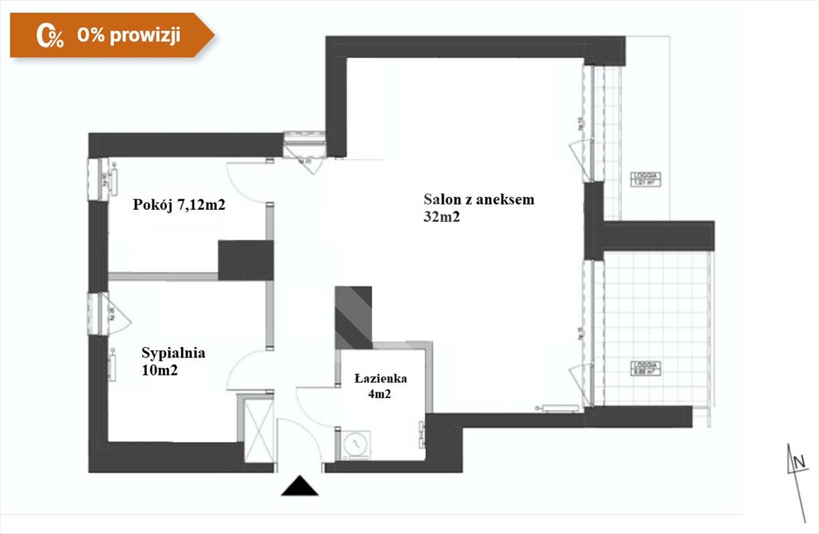 Mieszkanie trzypokojowe na sprzedaż Bydgoszcz, Bartodzieje  63m2 Foto 9