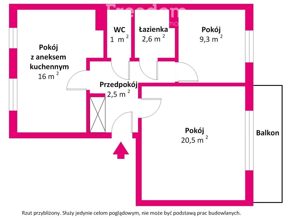 Mieszkanie trzypokojowe na sprzedaż Kraków, Prądnik Czerwony, Prądnik Czerwony, Janusza Meissnera  52m2 Foto 4