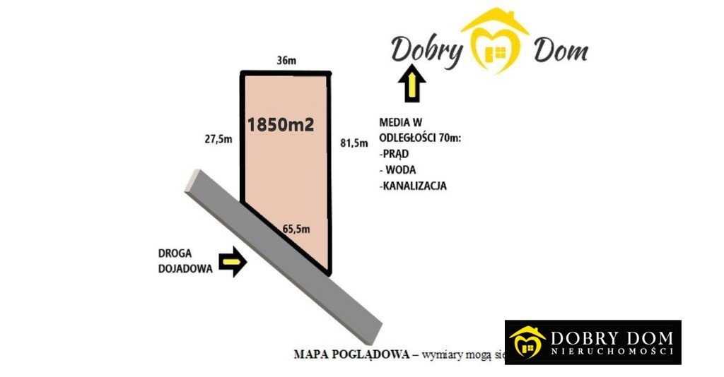 Działka 1850 m² blisko natury i miasta, cena do negocjacji Barszczówka  1 850m2 Foto 1