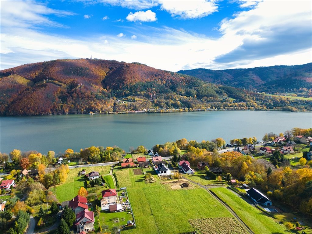 Widokowa działka 1200m2 z udziałem w drodze, blisko jeziora Międzybrodzie Bialskie  1 340m2 Foto 1