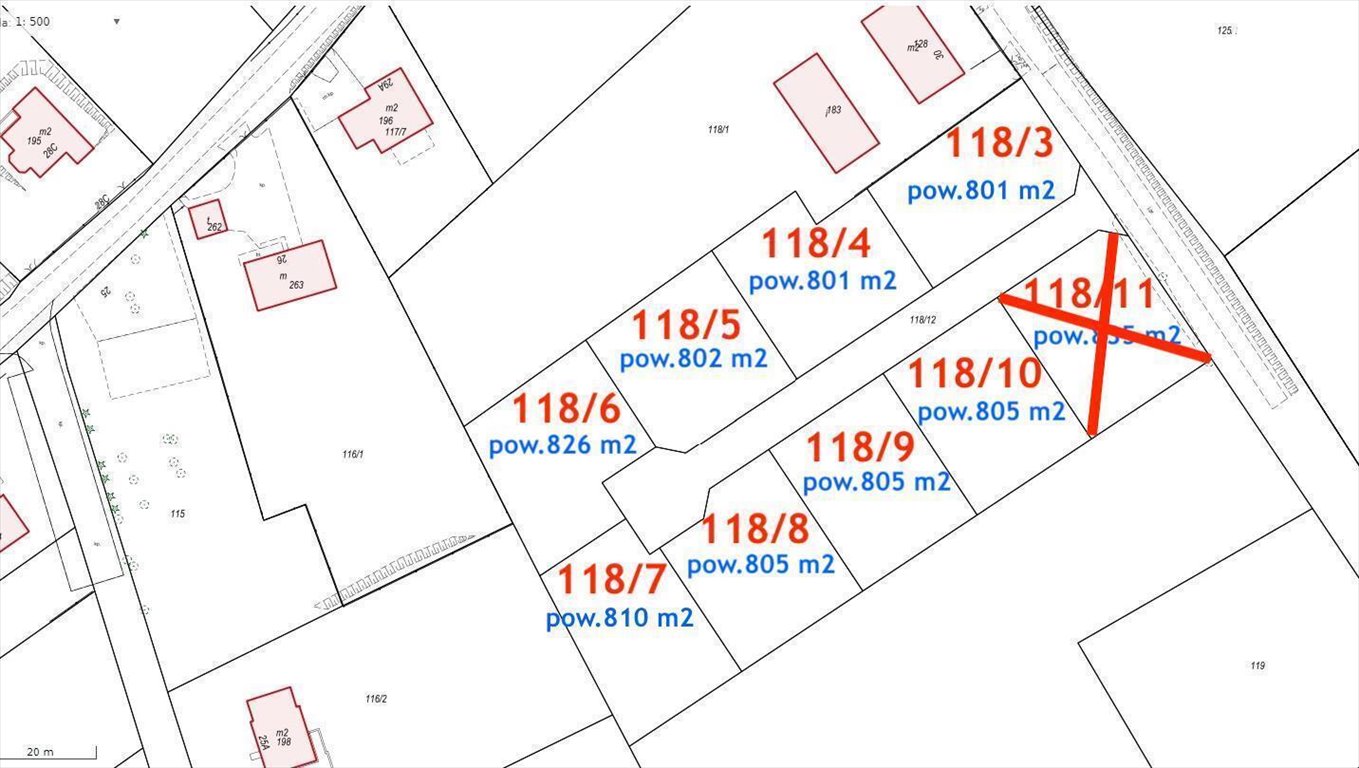 Działka pod zabudowę w Ołużnej – 801 m², media, blisko Kołobrzegu Ołużna, Ołużna  801m2 Foto 1