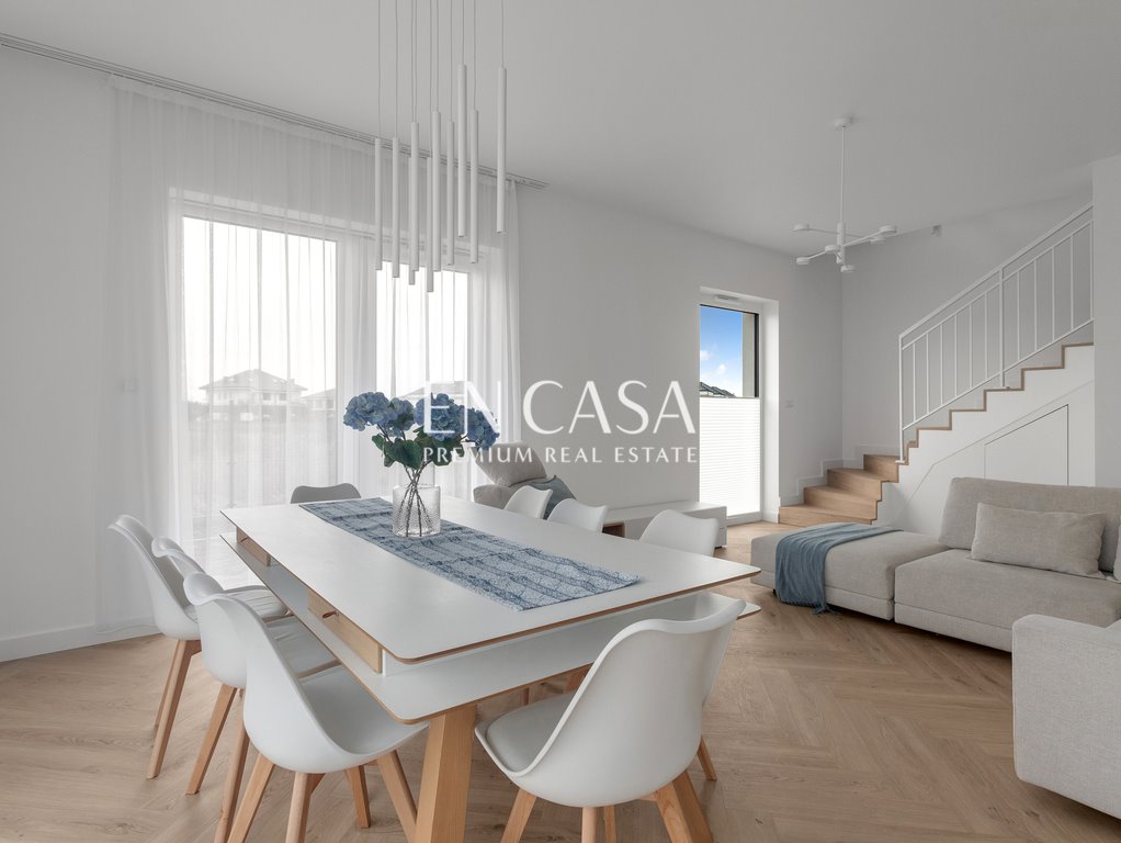 Nowoczesny dom w Wilanowie, 5 pokoi, 3 miejsca parkingowe Warszawa, Wilanów, Powsin  153m2 Foto 1