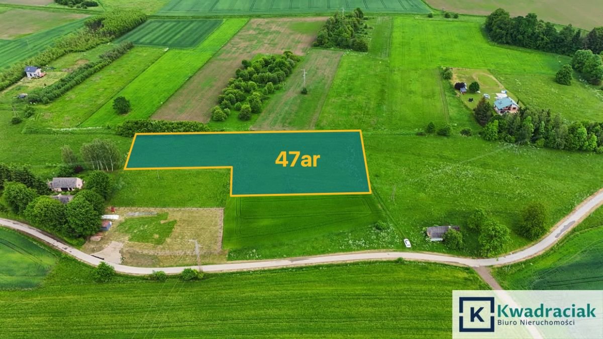 Polecam działkę 46,81 ar z warunkami zabudowy w Szebniach Szebnie  4 681m2 Foto 1
