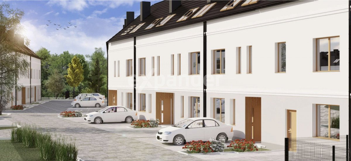 Szereg skrajny z panoramicznym widokiem na Wrocław i nowoczesnym wyposażeniem Iwiny, Miodowa  160m2 Foto 1