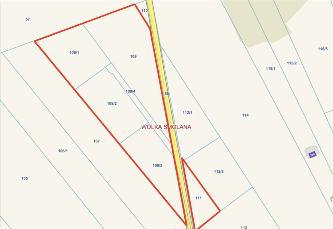 Urokliwa działka w Wólce Smolanej 1,82 ha z mediami Wólka Smolana  18 243m2 Foto 1