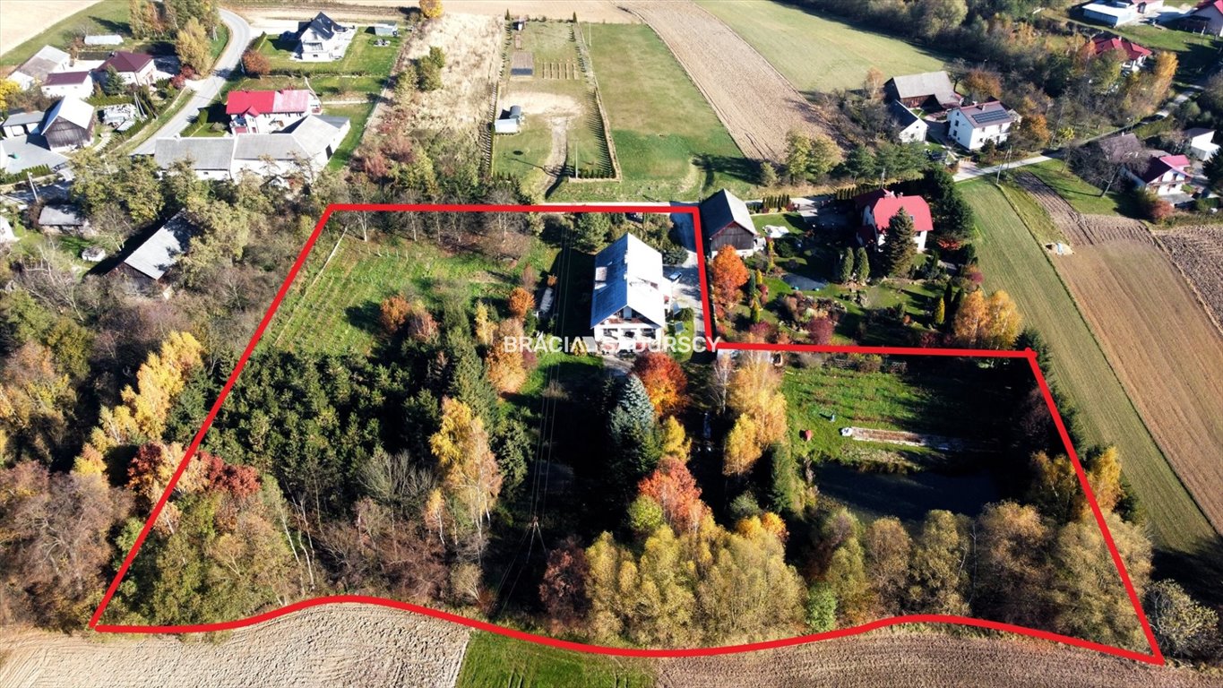 Działka 112 ar z domem i warsztatem w Maciejowicach Maciejowice  11 100m2 Foto 1