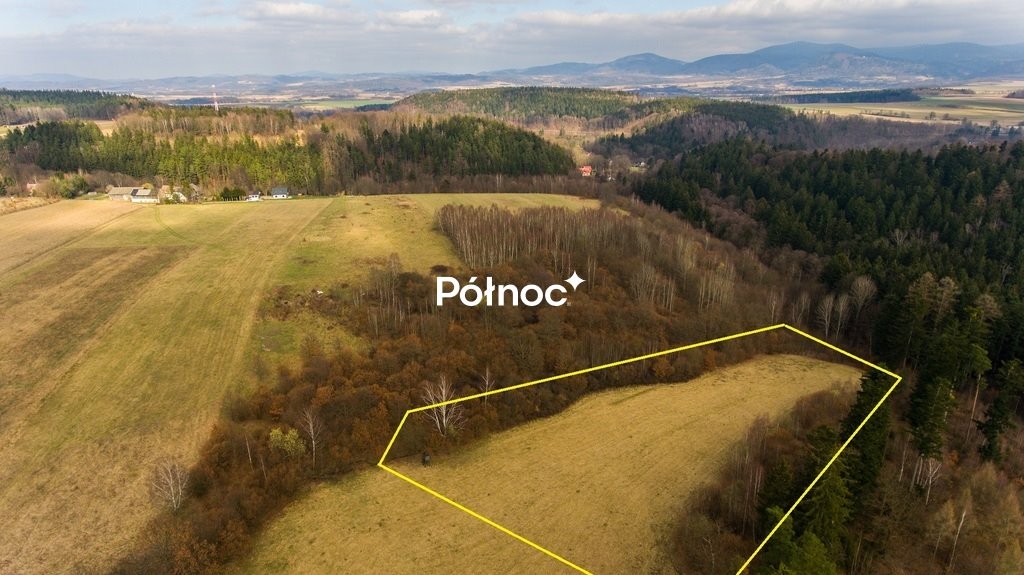 Na sprzedaż działka 1,87 ha pod zabudowę i rekreację w Ponikwie Ponikwa  18 689m2 Foto 1