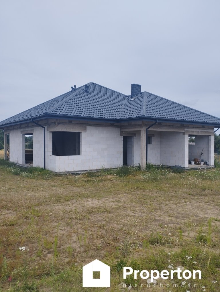 Solidny dom w stanie surowym z dużą działką 1175 m² Mława, Jutrzenki  260m2 Foto 1