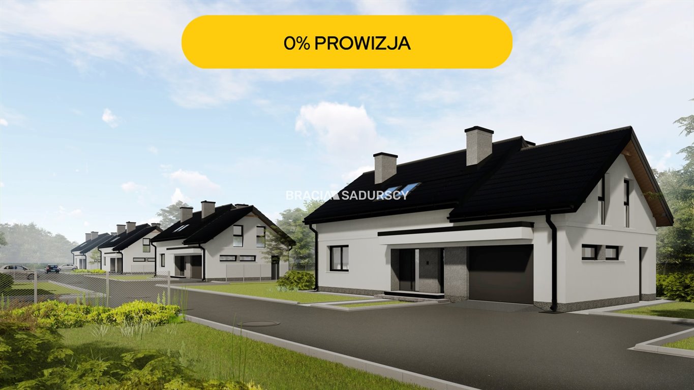 Nowoczesny dom 146,5 m2 z garażem i ogrodem w Paszkówce Brzeżnica, Paszkówka, Paszkówka, Leśna  147m2 Foto 1