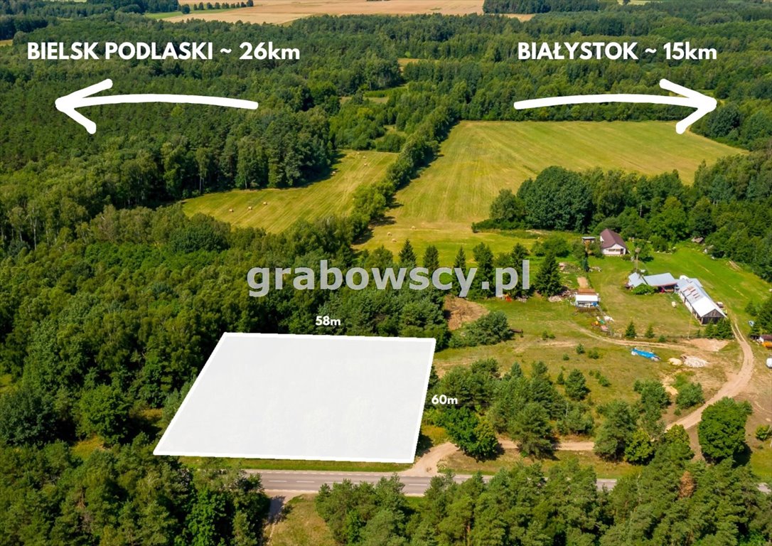 Działka inwestycyjna na sprzedaż Zabłudów, Zabłudów  3 548m2 Foto 2