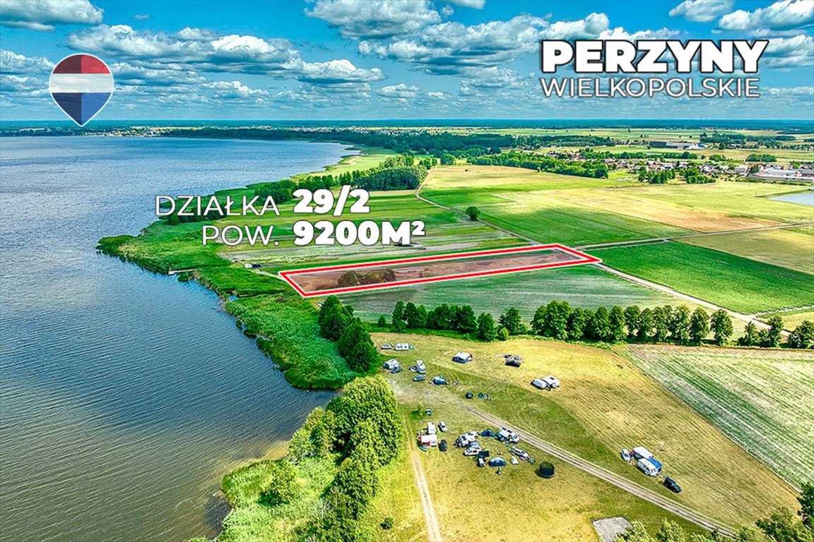 Sprzedam działkę 9 200 m² nad Jeziorem Zbąszyńskim Perzyny  9 200m2 Foto 1